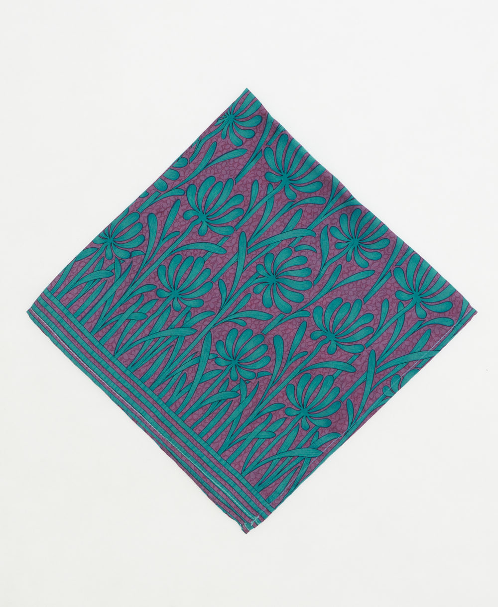 vintage silk scarf created using sustainably sourced saris
