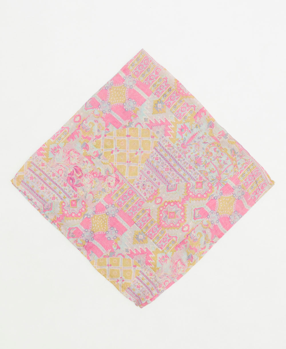 vintage silk scarf created using sustainably sourced saris