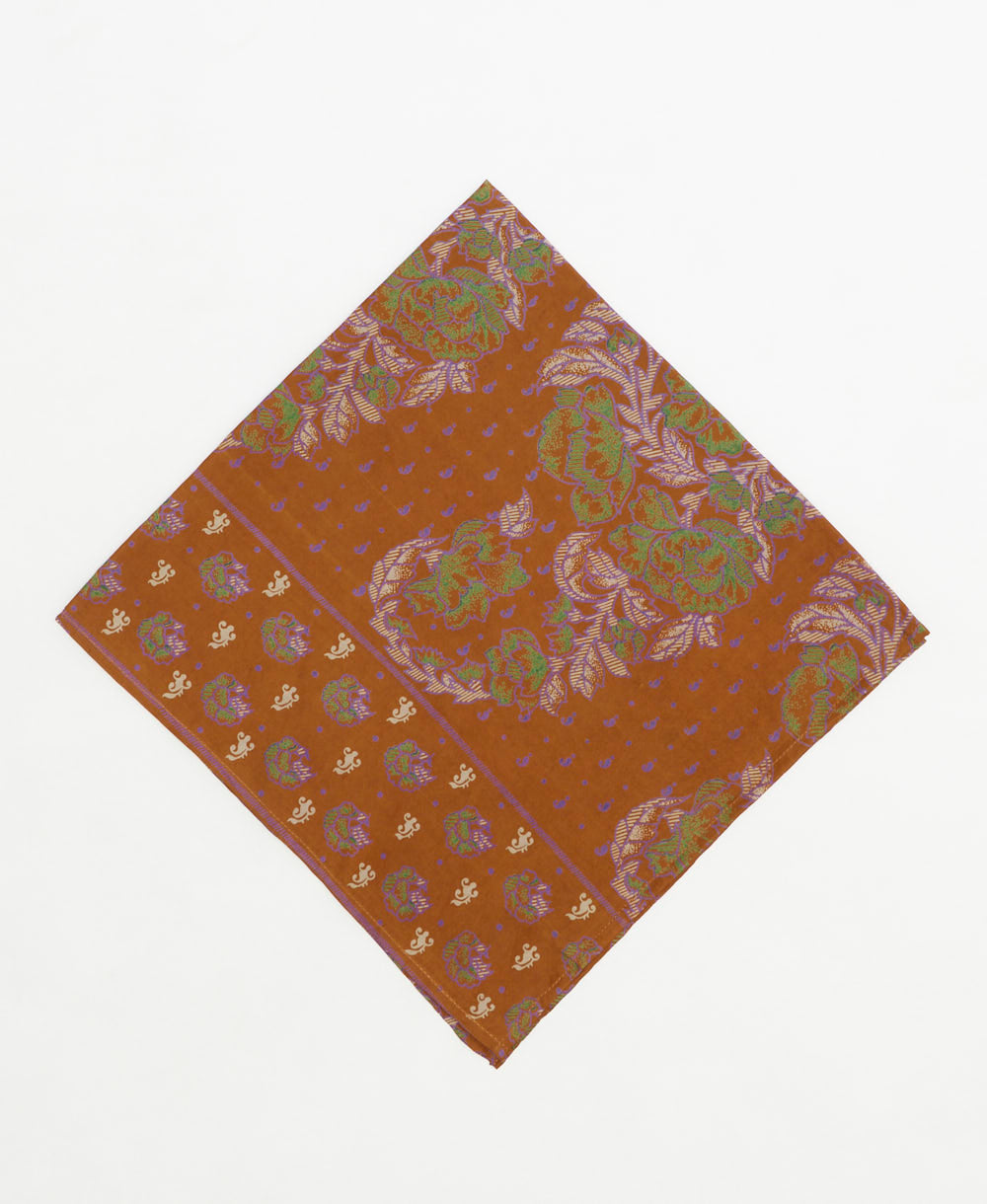 vintage silk scarf created using sustainably sourced saris