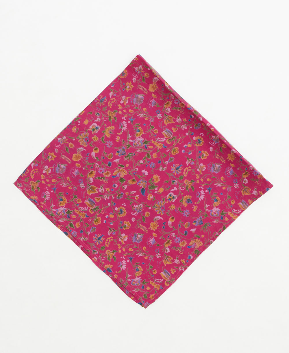 vintage silk scarf created using sustainably sourced saris