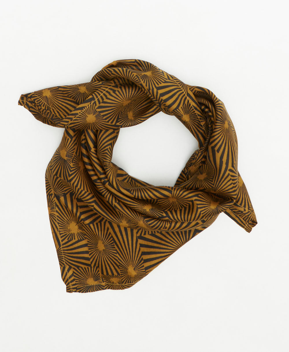vintage silk scarf handmade from upcycled saris in India by women artisans