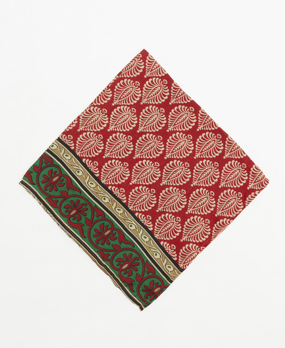 vintage silk scarf created using sustainably sourced saris
