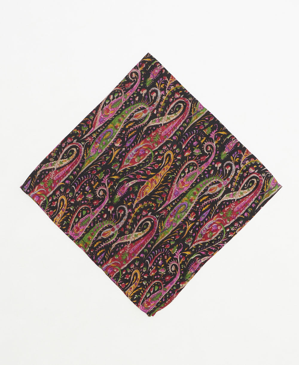 vintage silk scarf created using sustainably sourced saris