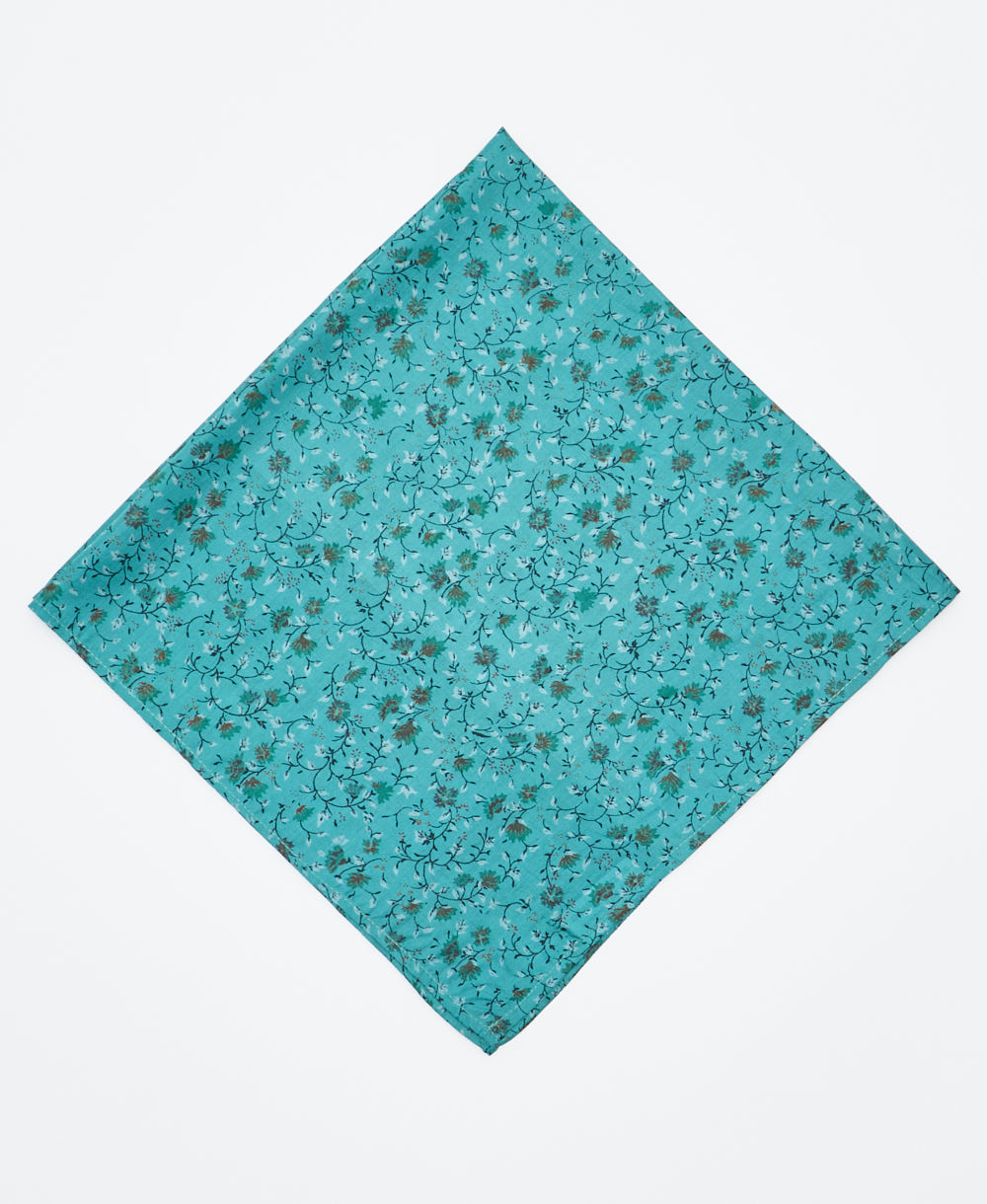 vintage silk scarf featuring created using sustainably sourced saris