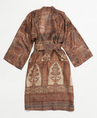 Artisan-made one-of-a-kind vintage silk robe
