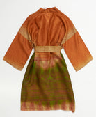 Artisan-made one-of-a-kind vintage silk robe