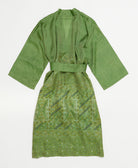 Artisan-made one-of-a-kind vintage silk robe