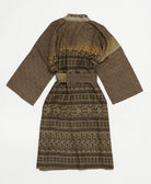 Artisan-made one-of-a-kind vintage silk robe