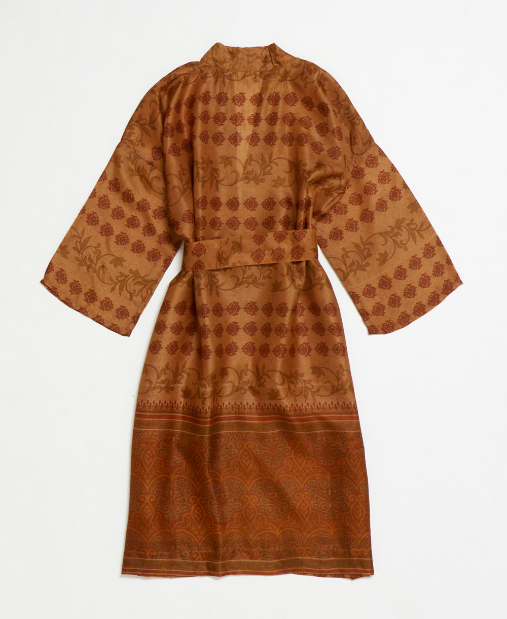 Artisan-made one-of-a-kind vintage silk robe