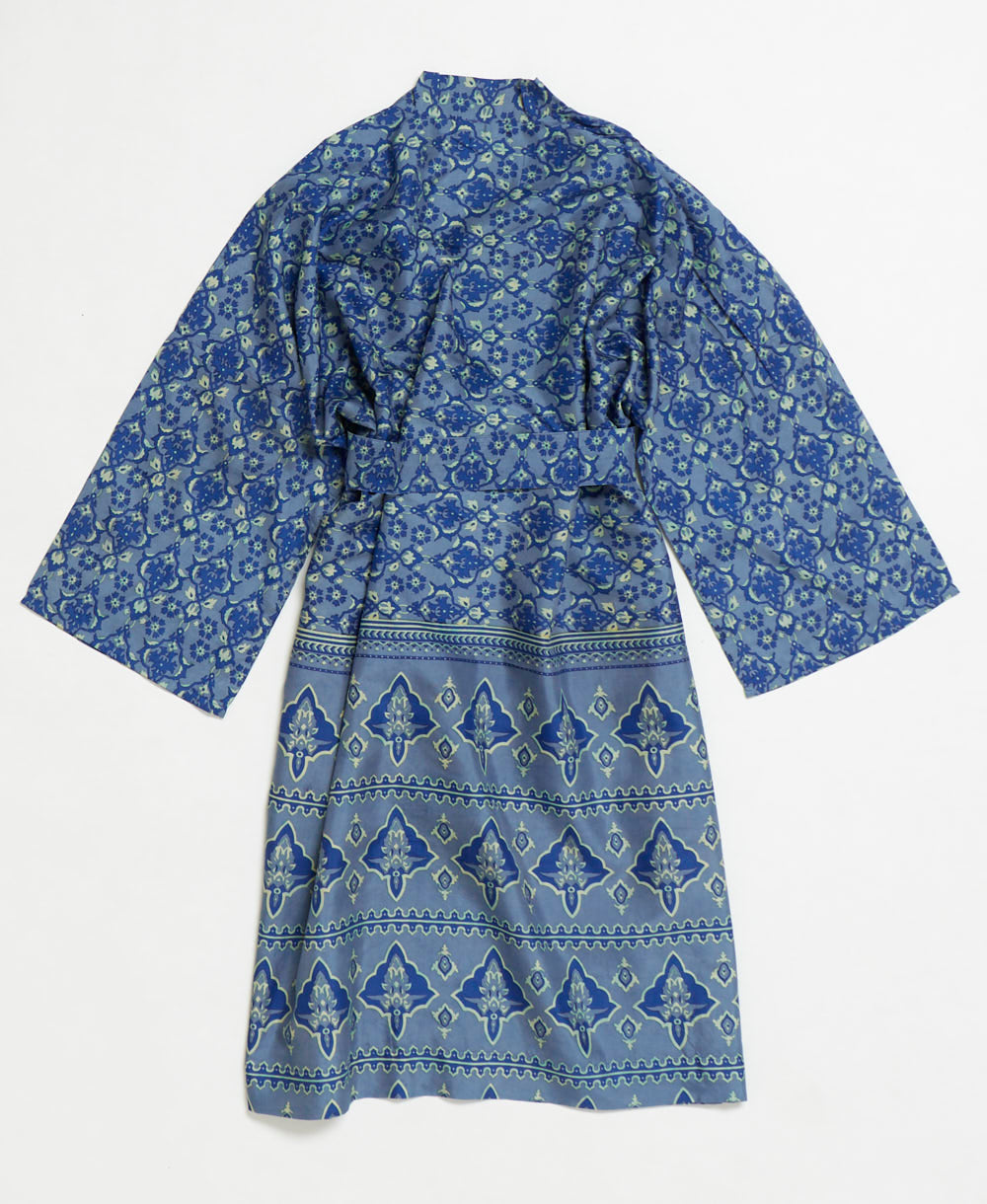 Artisan-made one-of-a-kind vintage silk robe