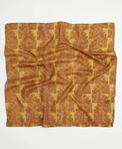 vintage silk square scarf handmade from upcycled saris in India by women artisans