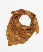 vintage silk square scarf created using sustainably sourced saris