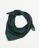 vintage silk square scarf created using sustainably sourced saris