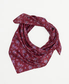 vintage silk square scarf created using sustainably sourced saris