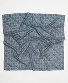 vintage silk square scarf handmade from upcycled saris in India by women artisans