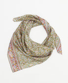 vintage silk square scarf created using sustainably sourced saris
