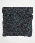 vintage silk square scarf handmade in India from upcycled silk sari fabrics