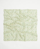vintage silk square scarf handmade in India from upcycled silk sari fabrics