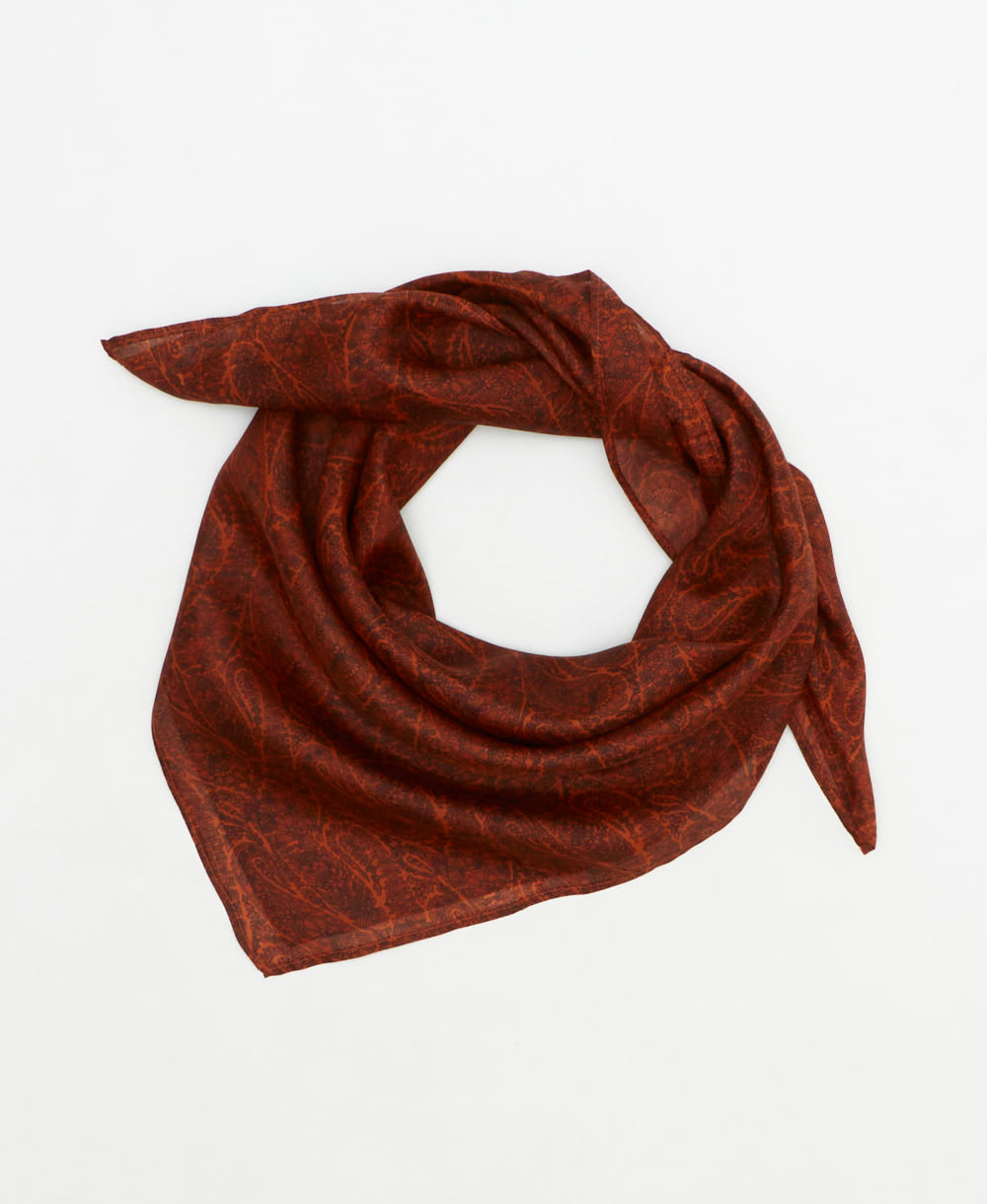 sustainable silk scarf