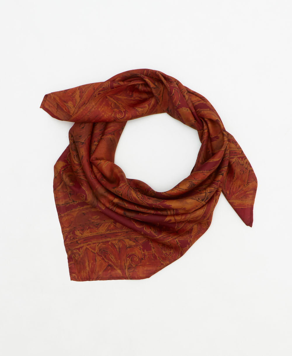 sustainable silk scarf