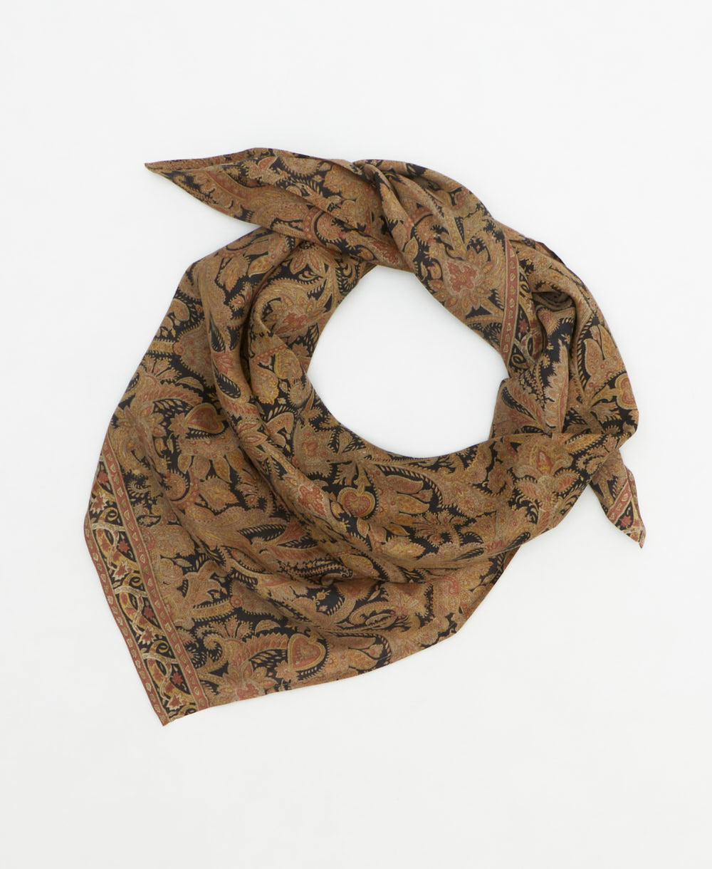 sustainable silk scarf