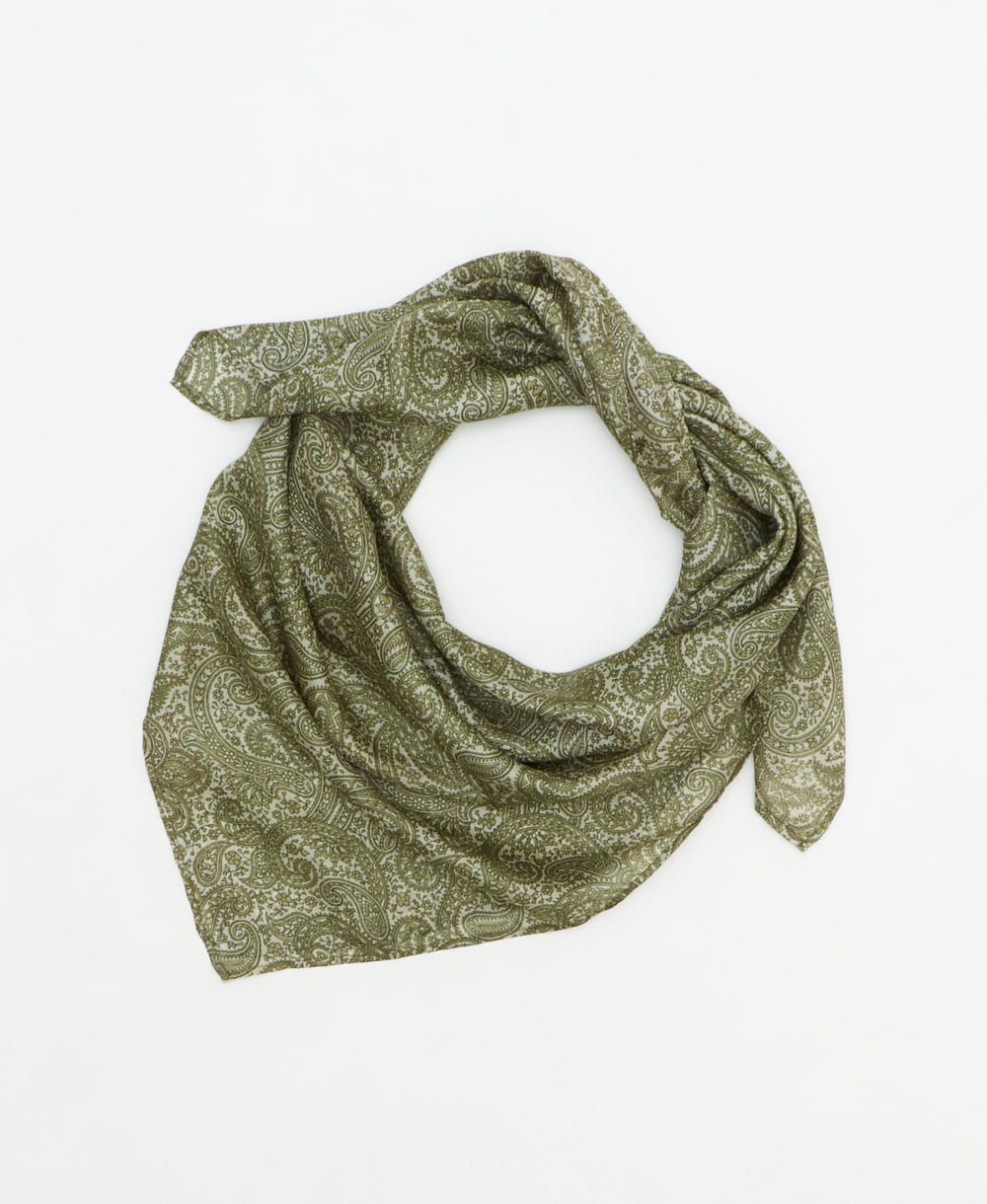sustainable silk scarf