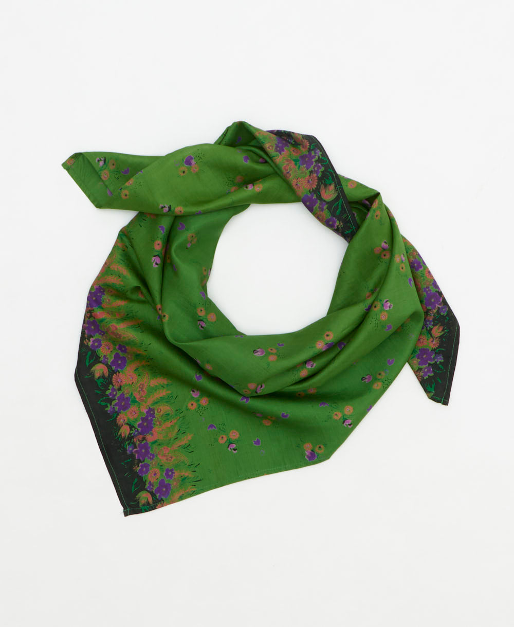 sustainable silk scarf