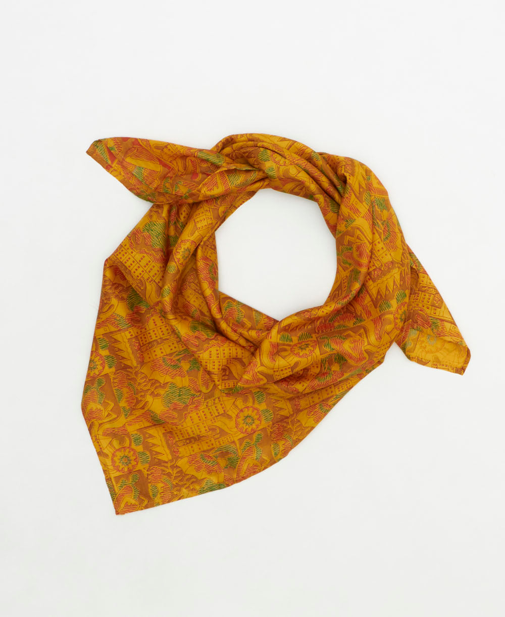 sustainable silk scarf