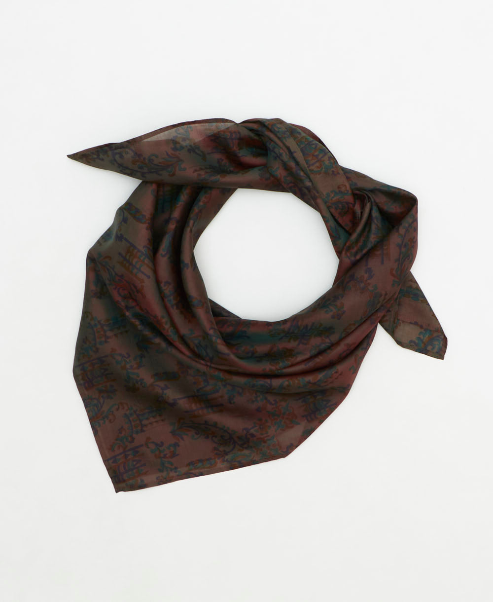 sustainable silk scarf