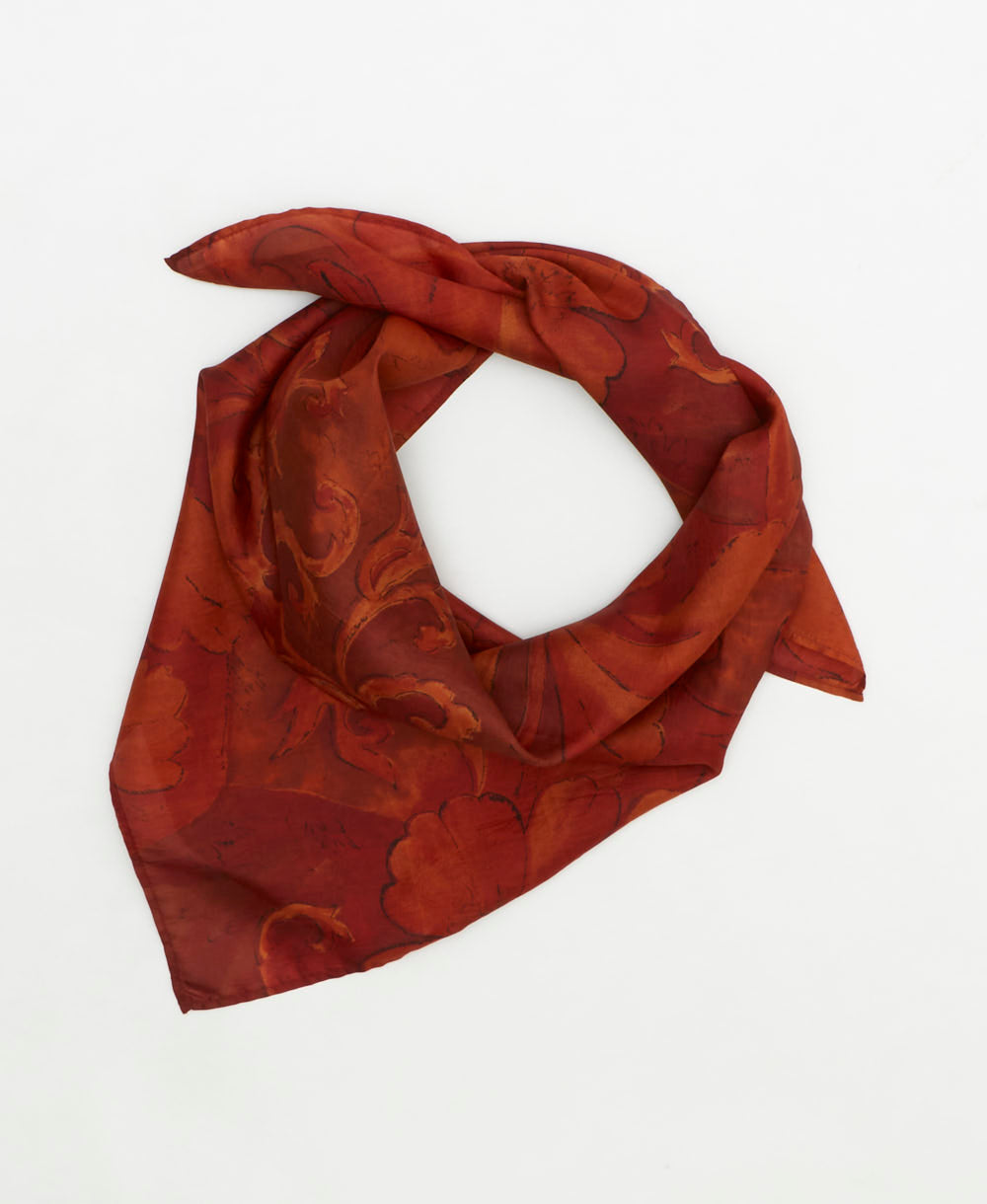 sustainable silk scarf