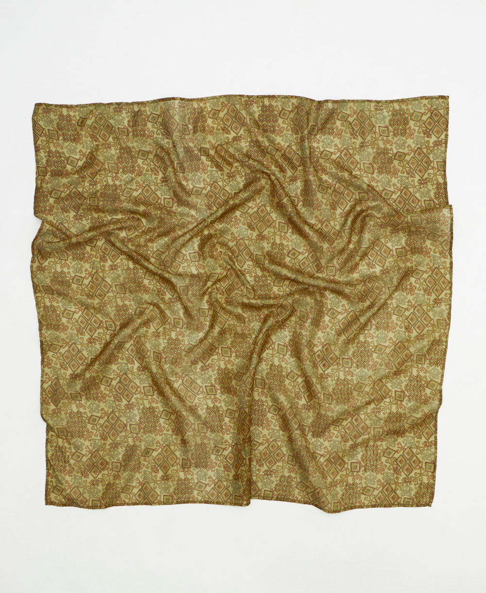 vintage silk square scarf