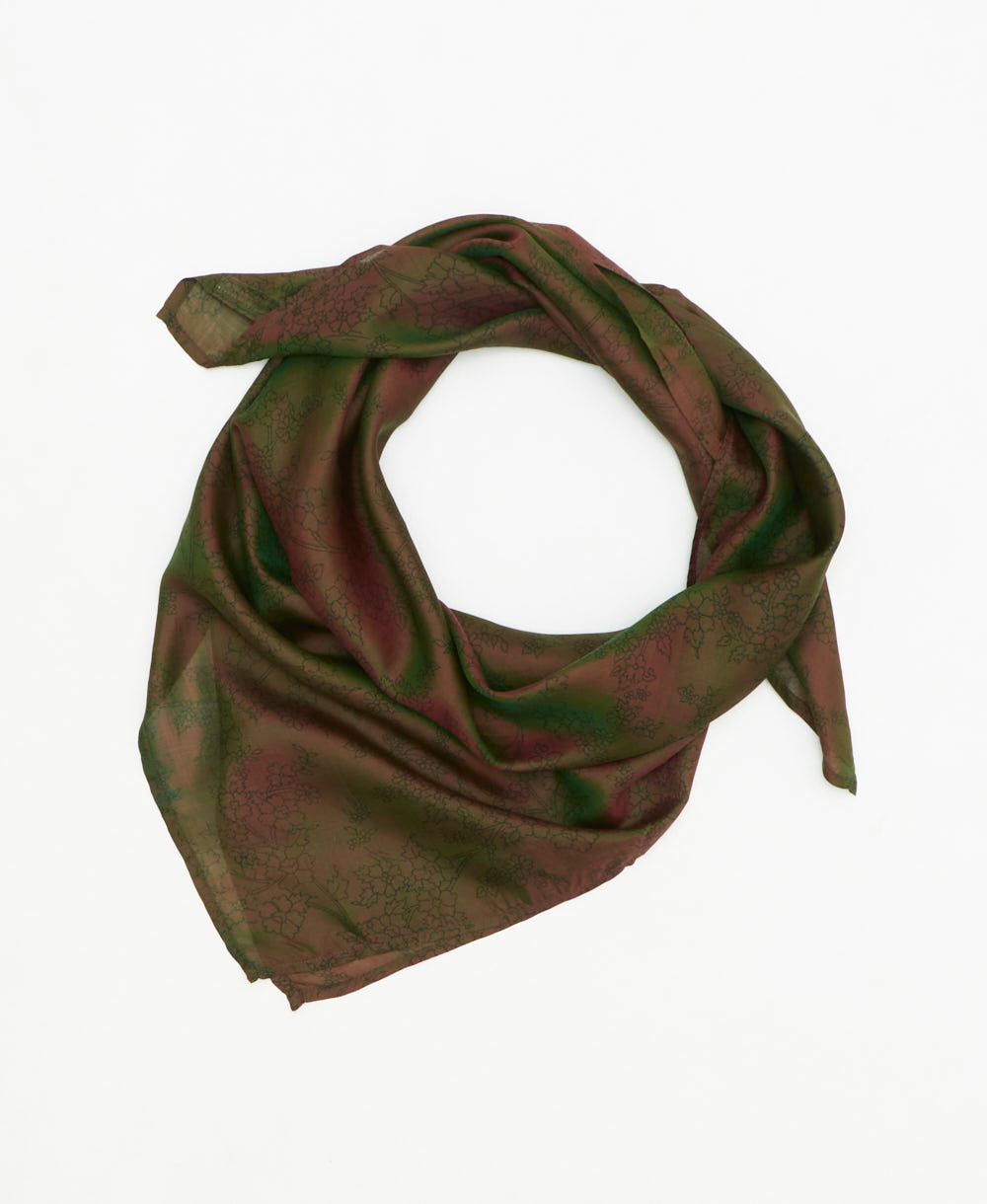 silk square scarf