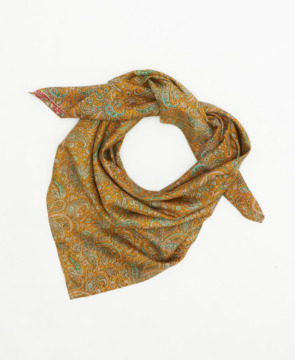 silk square scarf