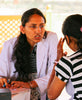 Anchal Project artisan receiving free health care and doctor consultation in India
