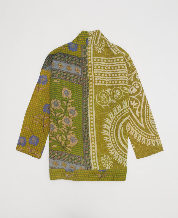 Kantha Open Front Quilted Jacket - No. 230610 - Medium