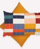 modern colorful patchwork pillow made from organic cotton by Anchal Project