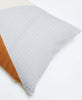 cross-stitch colorblock throw pillow handmade by Anchal artisans
