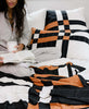 patchwork plaid quilt throw and pillow by Anchal Project