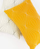 prism lumbar pillows in mustard and bone by Anchal Project