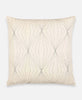 Anchal geometric diamond patterned throw pillow made from organic cotton