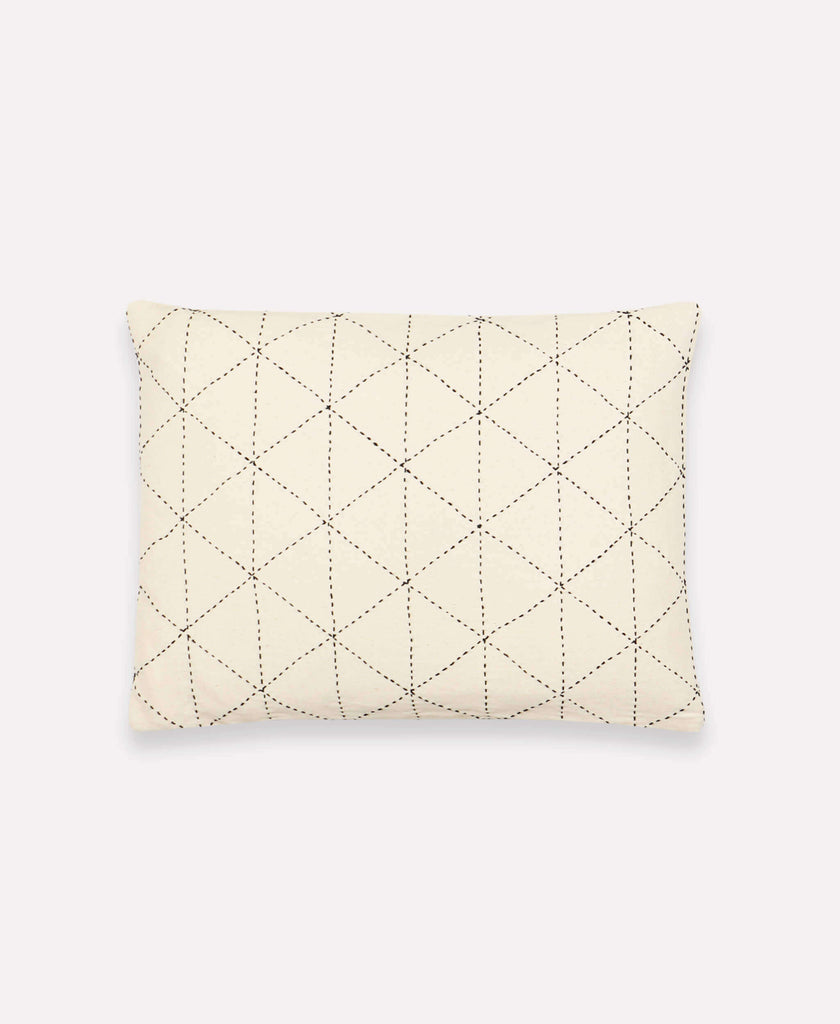 Anchal geometric triangle mini throw pillow