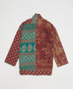 Kantha Open Front Quilted Jacket - No. 230704 - Small