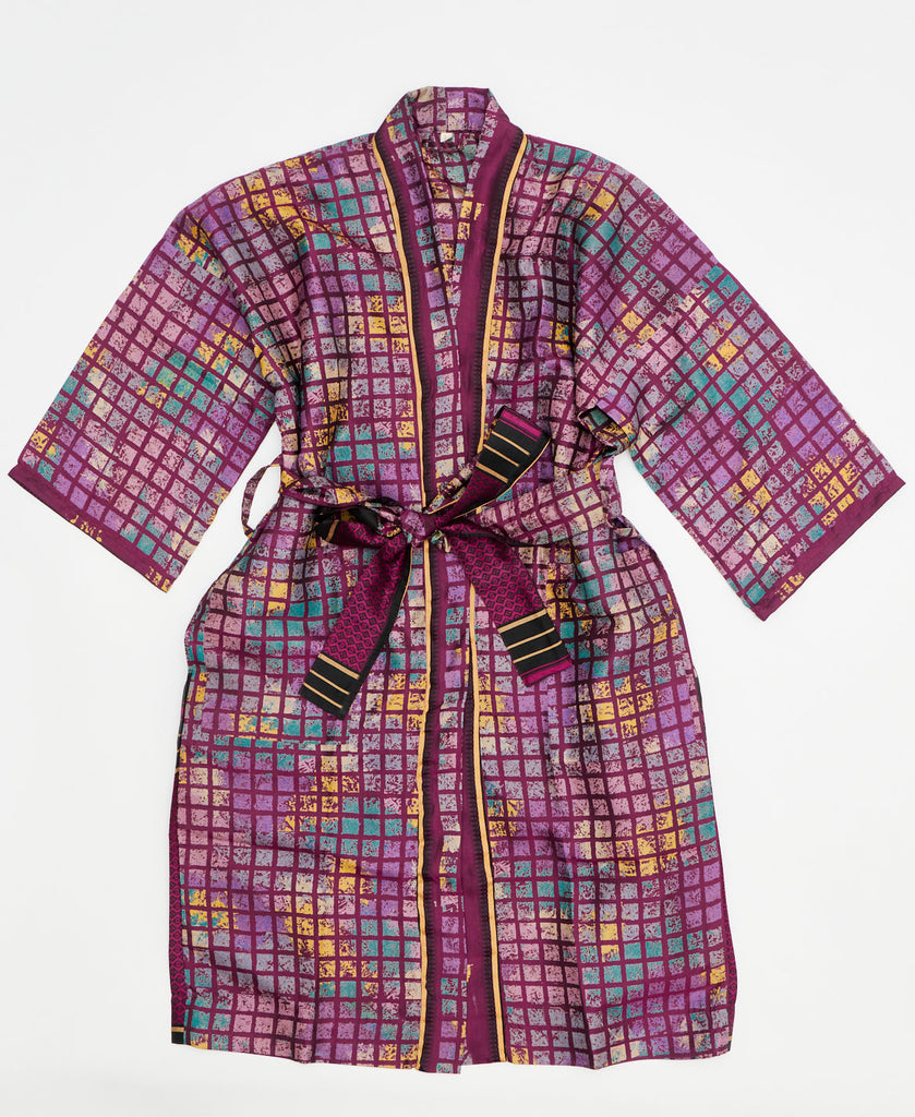 Vintage Silk Robe - No. 230817 - Medium