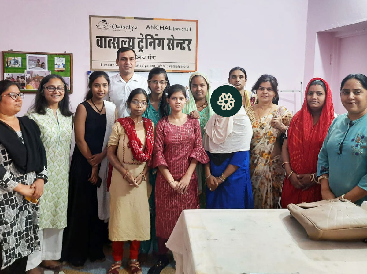 Anchal seamstress training program graduates of 9 with their instructors and community leaders