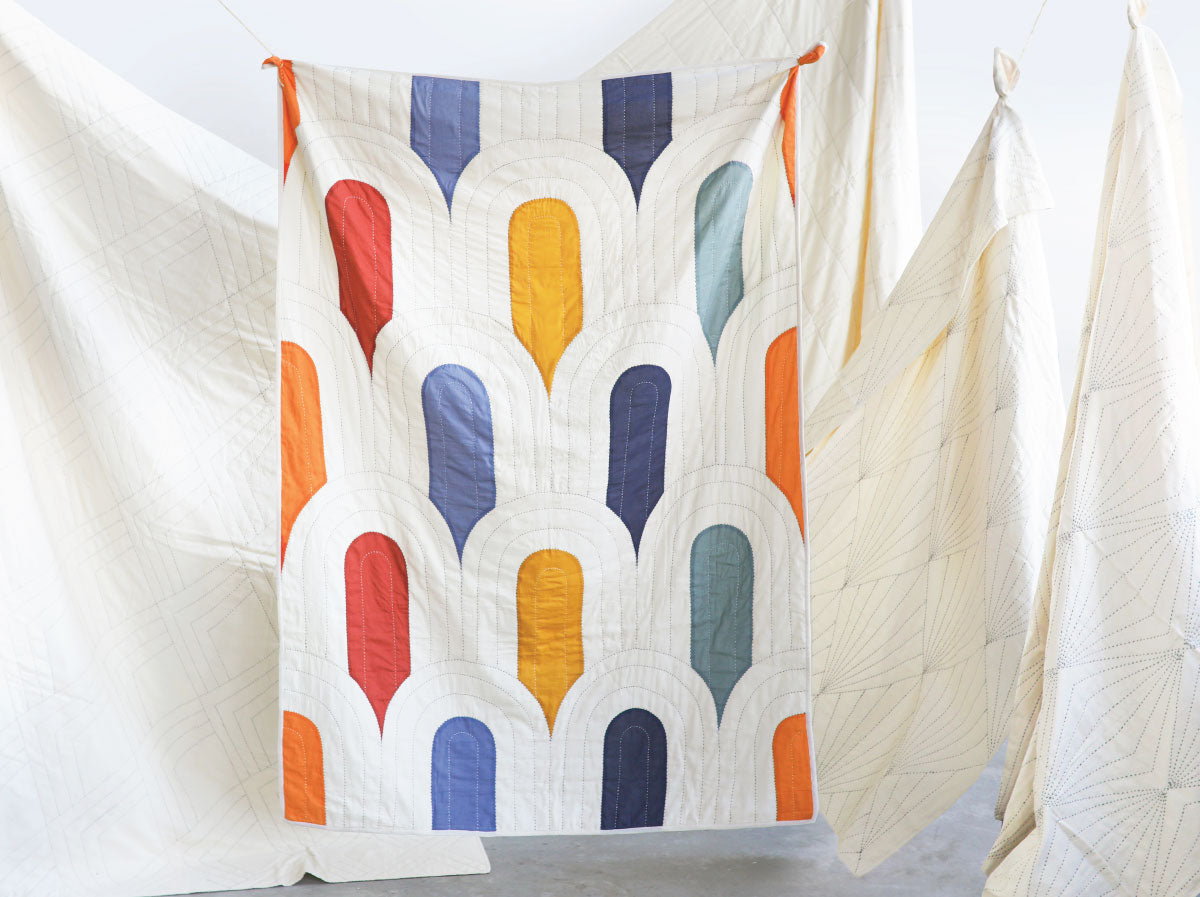 Anchal Canopy Quilt hanging 