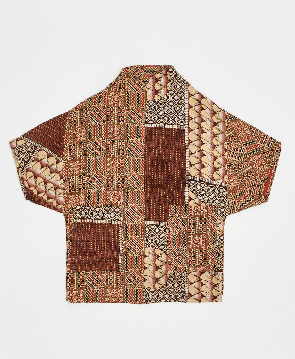 ethically made quilted jacket handmade by artisans in India