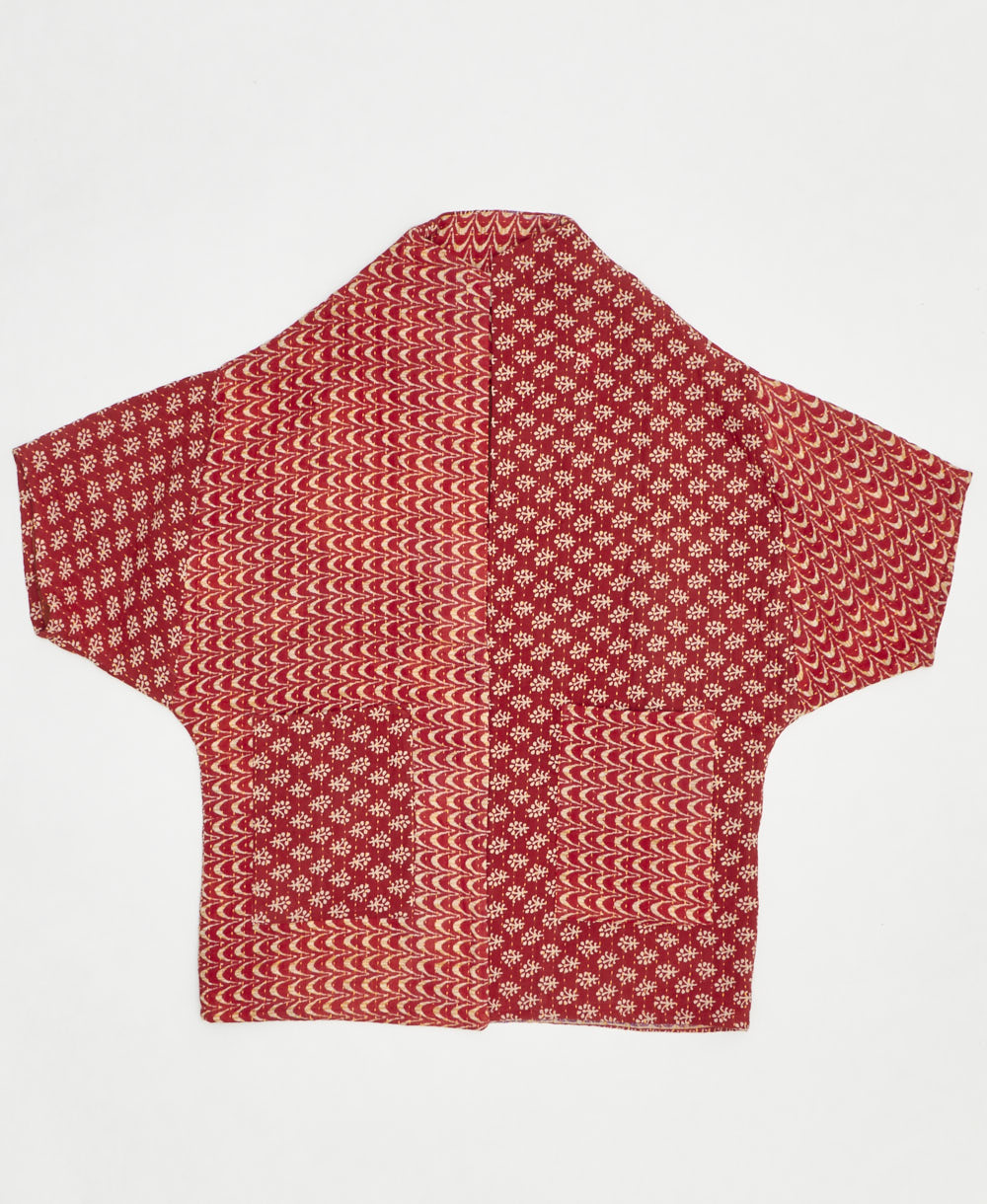 ethically made quilted jacket handmade by artisans in India
