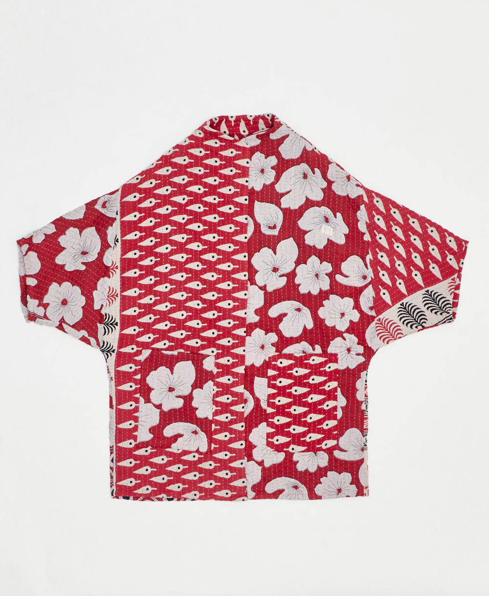 ethically made quilted jacket handmade by artisans in India