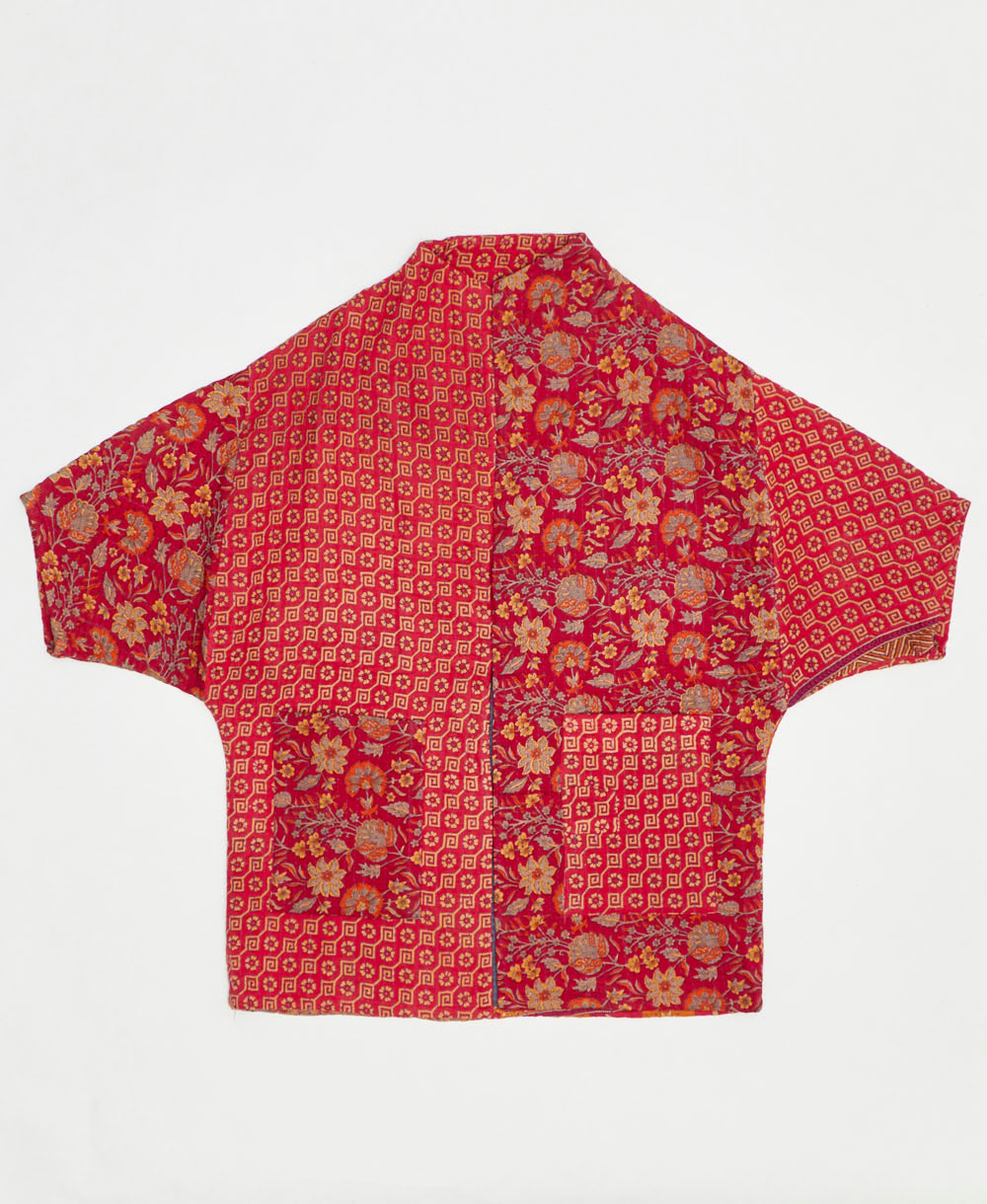 ethically made quilted jacket handmade by artisans in India
