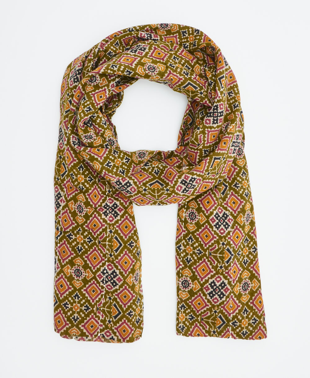 long cotton scarf